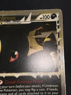 Pokemon Umbreon Prime Ultra Rare Holo 86/90 Undaunted HP100 Evoblast Card 2010 - Image 5