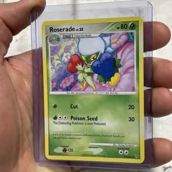 Pokemon Roserade Supreme Victors Regular Card 81/147 NM Near Mint 2009 Uncommon - Image 2