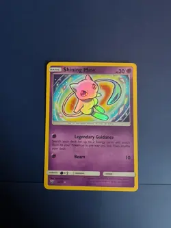 Pokemon TCG Shining Mew Holo Rare Card 40/73 Shining Legends - Image 1