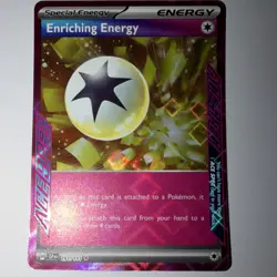 Pokemon Enriching Energy 191/191 Sv08 Surging Sparks Holo ACE SPEC Rare TCG Card - Image 1