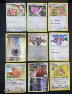 10x Pokemon Cards Lickilicky LIckitung Lot - Holo Rare XY Vintage Topsun TCG - Image 2