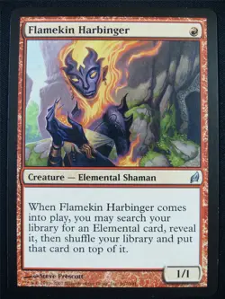Flamekin Harbinger - LRW - Mtg Card #19J - Image 1