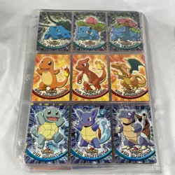 1999 Topps Pokemon TV Animation Series 1 Near Complete Set 90 Card Lot + Holos - Image 1