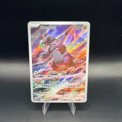 Groudon 199/182 SV04: Paradox Rift Holo NM ILLUSTRATION RARE CHASE CARD OF SET - Image 1