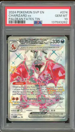 - PSA 10 - Charizard ex 074 Sv: Scarlet & Violet Promo Cards Holo - Image 1