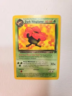 Pokemon TCG - Team Rocket! Dark Vileplume Regular Rare Non Holo 30/82 NM Card - Image 2