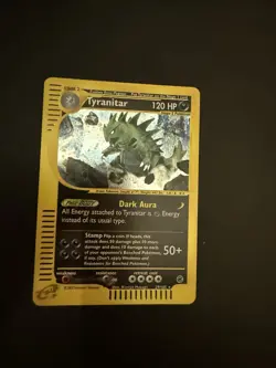 Dark Tyranitar Holo e-Series Pokemon Card 29/165 EX Team Rocket Returns - Played - Image 1