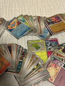 Pokemon TCG Bulk Card Lot 1000 + Cards Holo Reverse/Common SV Paldean 151 Mega + - Image 5