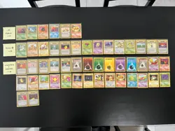 1st Gen Vintage WOTC Pokemon 50 Card Lot: 6 1st Edition, 14 Rares - READ DESCRIP - Image 1
