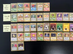 1st Gen Vintage WOTC Pokemon 50 Card Lot: 6 1st Edition, 14 Rares - READ DESCRIP - Image 2