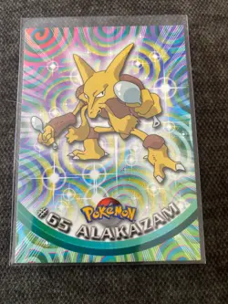 Alakazam #65 Topps 2000 TV Animation Edition Pokemon Card Blue Label - Image 1