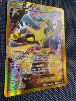 Alakazam EX 125/124 XY Fates Collide 2016 Secret Holo Rare Pokemon Card TCG - Image 3