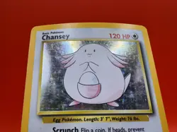 Chansey Holo - Pokemon Base Set Unlimited - Moderately Played - WOTC Card 1999 - Image 4