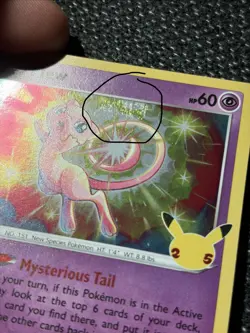 Mew 011/025 **Holo Error**Celebrations Holo 2025 25th Anniversary Pokemon Card - Image 1