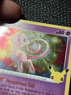 Mew 011/025 **Holo Error**Celebrations Holo 2025 25th Anniversary Pokemon Card - Image 2