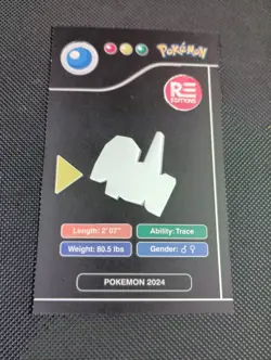 2024 POKEMON POKEDEX BLACK Edition Card #137 Porygon Peru US Seller - Image 2