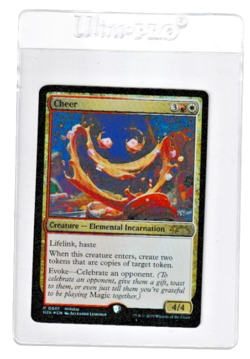 Magic The Gathering Rare Promo Cheer Foil Holiday Promo card - Image 1