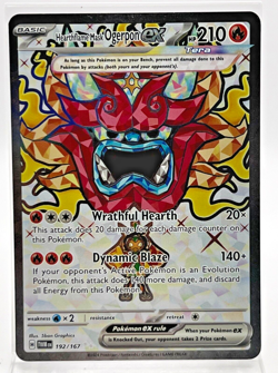 Hearthflame Mask Ogerpon EX 192/167 Pokemon Card 2024 Twilight Masquerade - Image 1
