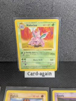 Pokemon TCG Base Set Shadowless 9 Card Lot Uncommon-Common (LP-MP) - Image 3