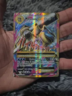 Pokemon TCG Mega M Blastoise EX Evolutions Full Art Ultra Rare Holo Card 102/108 - Image 2