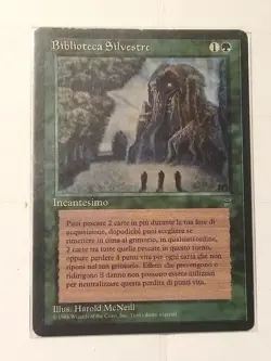 Sylvan Library Italian Legends LP Magic MTG - Image 1