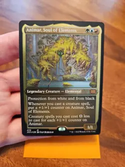 Animar, Soul of Elements Foil Etched 470 Double Masters 2022 MTG NM - Image 1