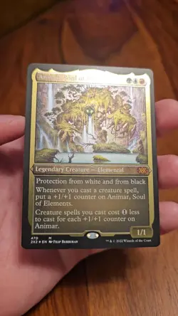 Animar, Soul of Elements Foil Etched 470 Double Masters 2022 MTG NM - Image 2
