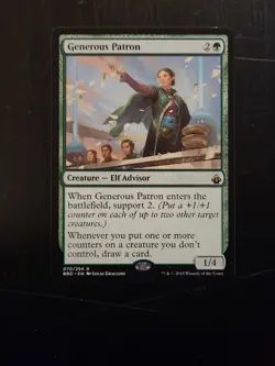 Generous Patron, Battlebond, NM, MTG-Magic the Gathering, Regular - Image 1