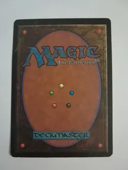 Mountain HP / Damaged MTG Magic the Gathering Beta Basic Land (C) - Image 2