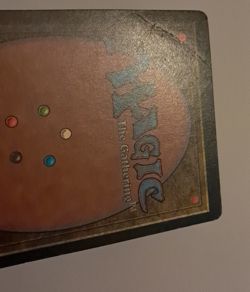Mountain HP / Damaged MTG Magic the Gathering Beta Basic Land (C) - Image 5