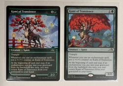 MTG - Kamigawa: Neon Dynasty - Kami of Transience - Rare 0197 & Showcase 0391 - Image 1
