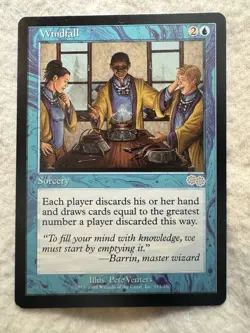 MTG - Windfall - Urza's Saga #111 - NM - Uncommon - EN - Regular - Image 1