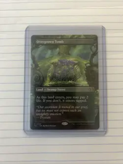Overgrown Tomb (Borderless) Lorwyn Eclipsed Regular MTG NM - Image 1