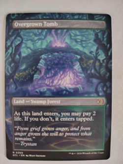 Overgrown Tomb (Borderless, Double-sided) Lorwyn Eclipsed ECL 0350 MTG NM - Image 1
