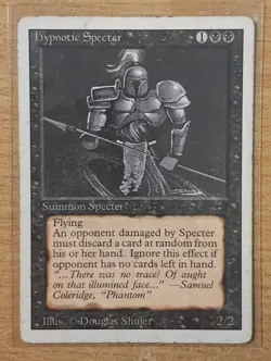 1994 MAGIC THE GATHERING REVISED EDITION HYPNOTIC SPECTER TD25 - Image 1
