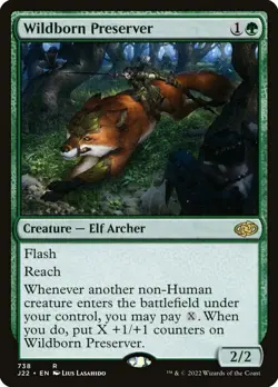 MTG Wildborn Preserve Jumpstart 2022 738 Regular Rare - Image 1