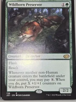 MTG Wildborn Preserve Jumpstart 2022 738 Regular Rare - Image 2