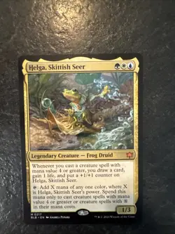 Helga, Skittish Seer Bloomburrow Regular - Image 1