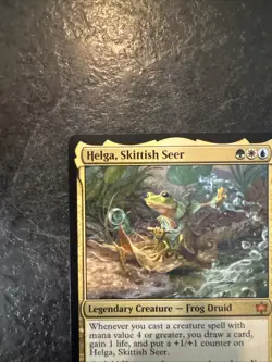 Helga, Skittish Seer Bloomburrow Regular - Image 3