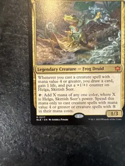 Helga, Skittish Seer Bloomburrow Regular - Image 4