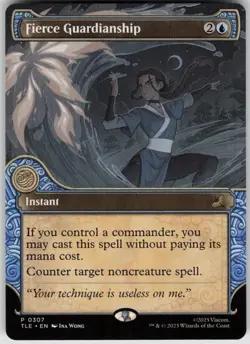 MTG Fierce Guardianship (Showcase) Normal NM Avatar: The Last Airbender: Eternal - Image 1