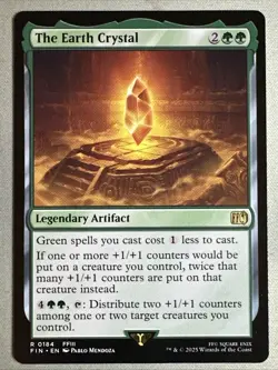 MTG / The Earth Crystal / FIN / #184 / Regular / Rare / NM - Image 1