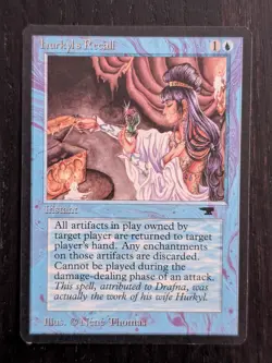 Hurkyl's Recall * ANTIQUITIES * NM/MT * Magic the Gathering MtG - Image 1