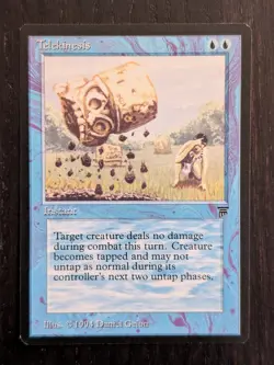 Telekinesis * LEGENDS * NM/MT * Magic the Gathering MtG - Image 1