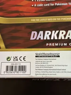 Pokemon TCG: Darkrai VSTAR Premium Collection Box NEW FACTORY SEALED 8 Boosters - Image 5