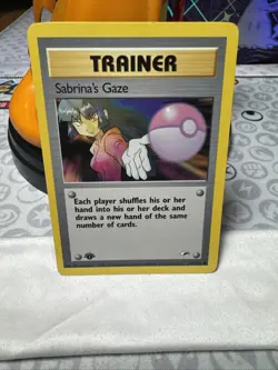 Sabrina's Gaze 125/132 NM - 1st Edition Gym Heroes - Pokemon TCG 2000 Vintage - Image 1
