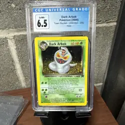Dark Arbok 2/82 CGC 6.5 - Team Rocket Holo -Pokemon Card - Image 1