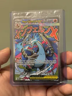 Pokemon Mega Charizard X ex 023 Me: Mega Evolution Promo Holo Sealed w/Oricorio - Image 2