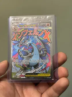 Pokemon Mega Charizard X ex 023 Me: Mega Evolution Promo Holo Sealed w/Oricorio - Image 4