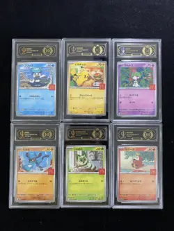 Pokemon TCG Japanese Mcdonald's Promo Pikachu Sprigatito APH 10 Lot*6 #15 -WE64 - Image 1